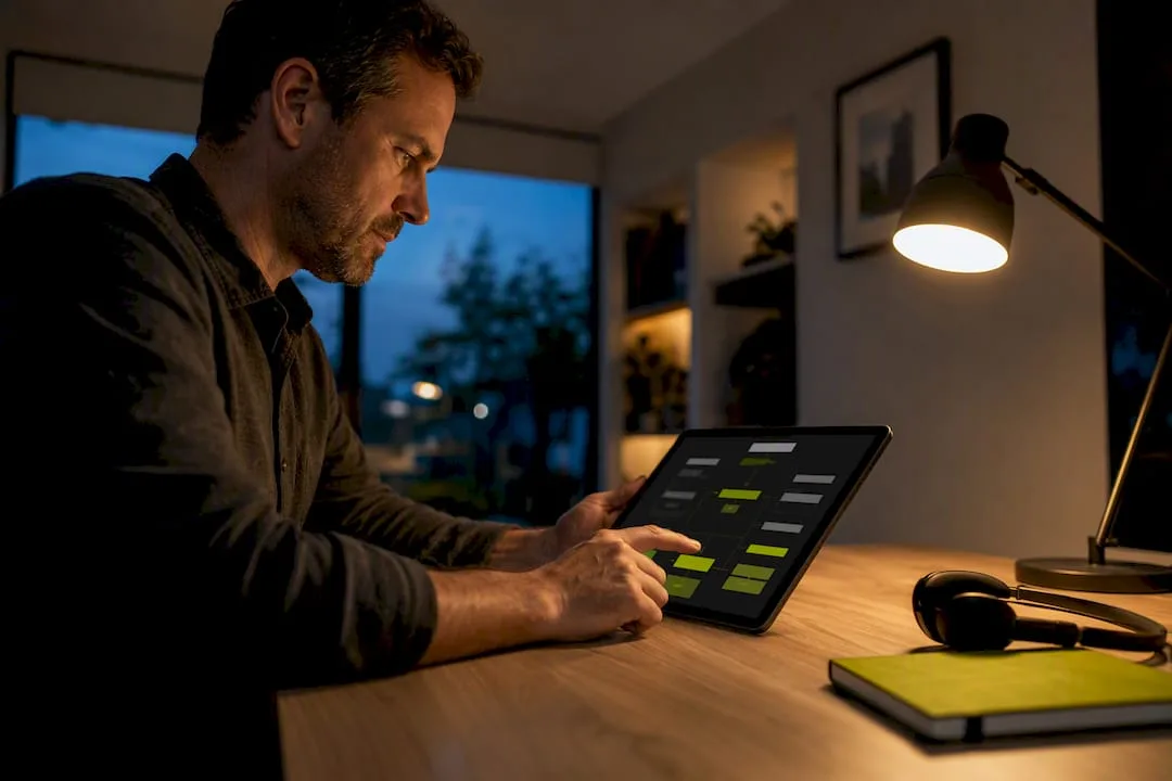 Owner configuring an AI receptionist workflow