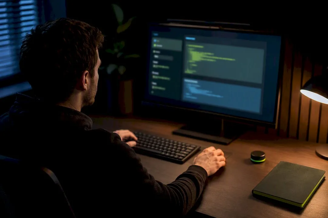 Developer verifying an incoming webhook event