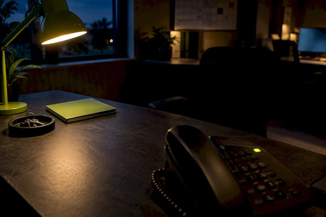 After-hours service call at a dispatch desk